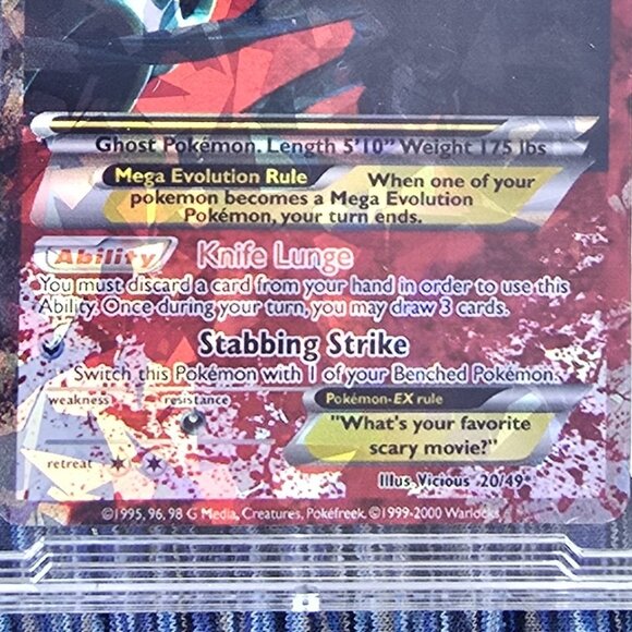 Ghost Face Pokemon Card - Scream - custom slab - Picture 7 of 7